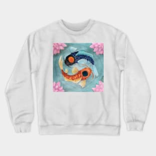 Koi fish yin yang Crewneck Sweatshirt